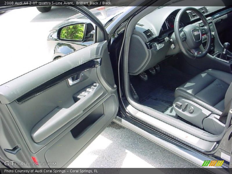 Brilliant Black / Black 2008 Audi A4 2.0T quattro S-Line Avant