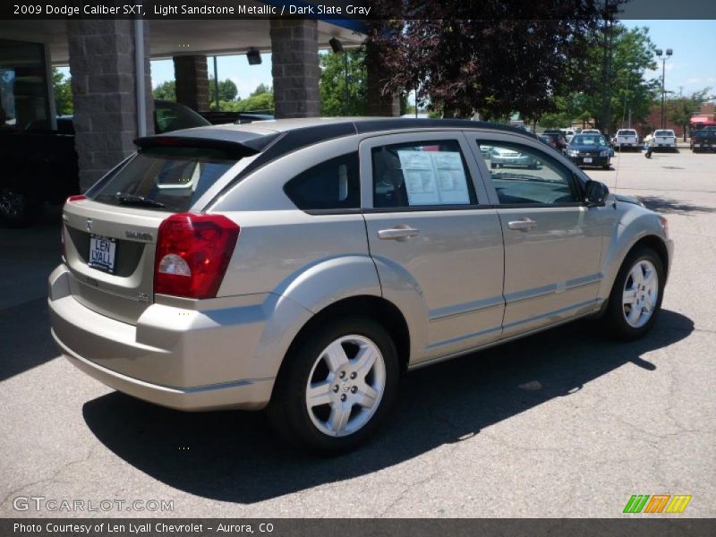 Light Sandstone Metallic / Dark Slate Gray 2009 Dodge Caliber SXT