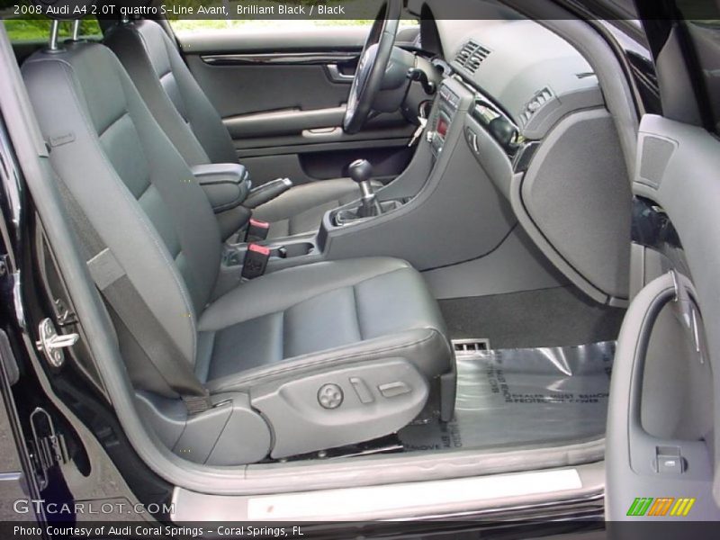 Brilliant Black / Black 2008 Audi A4 2.0T quattro S-Line Avant