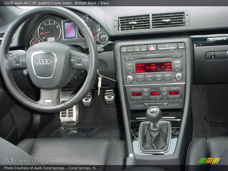 Brilliant Black / Black 2008 Audi A4 2.0T quattro S-Line Avant