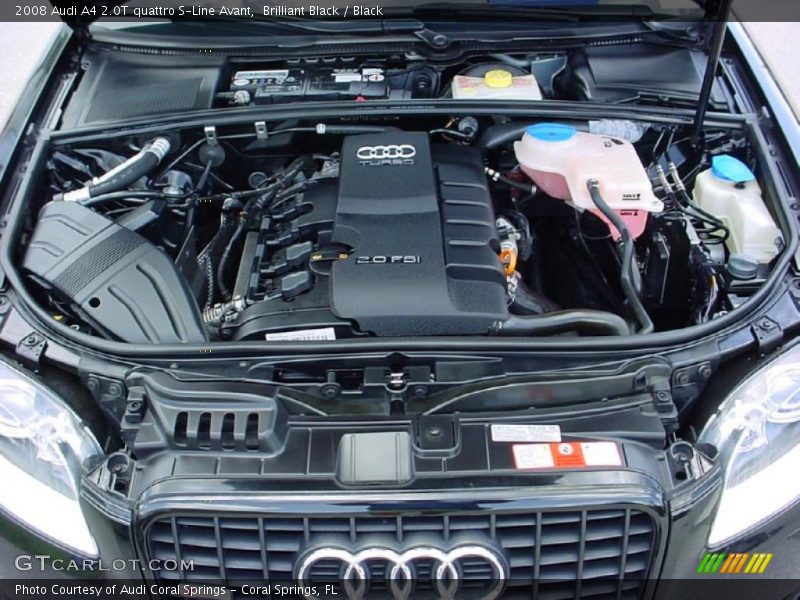 Brilliant Black / Black 2008 Audi A4 2.0T quattro S-Line Avant