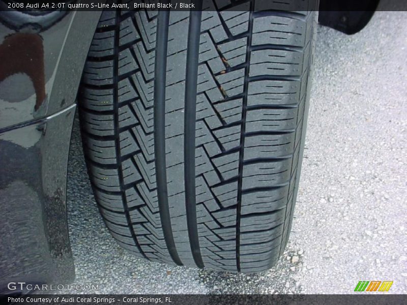 Brilliant Black / Black 2008 Audi A4 2.0T quattro S-Line Avant