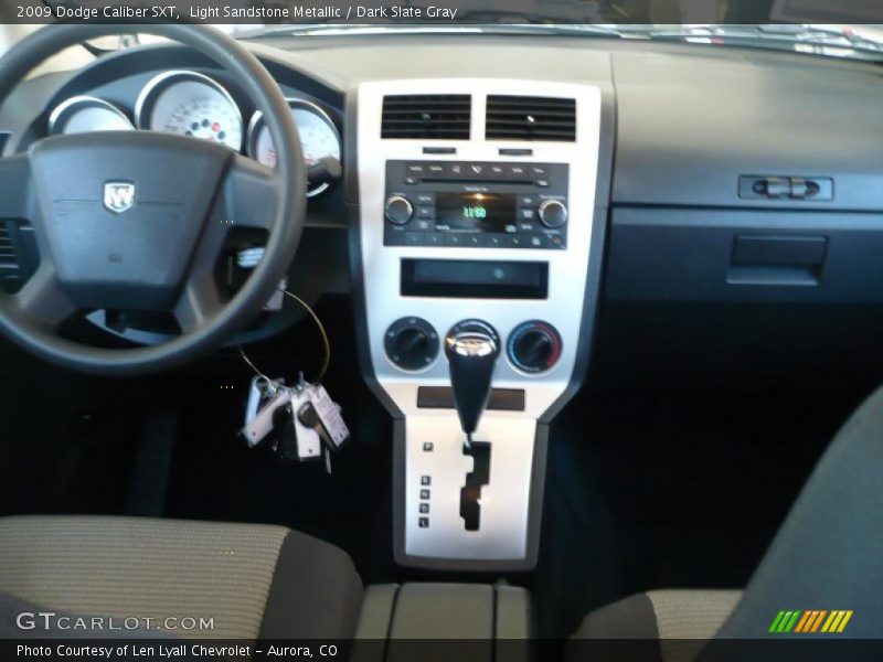 Light Sandstone Metallic / Dark Slate Gray 2009 Dodge Caliber SXT