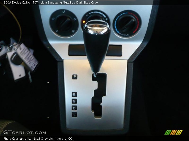 Light Sandstone Metallic / Dark Slate Gray 2009 Dodge Caliber SXT