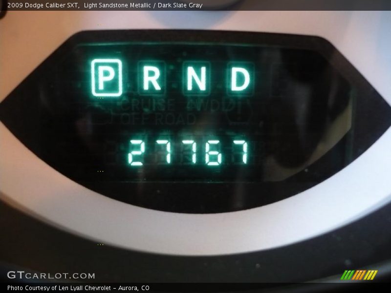 Light Sandstone Metallic / Dark Slate Gray 2009 Dodge Caliber SXT