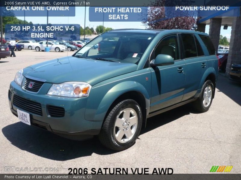 Cypress Green / Tan 2006 Saturn VUE V6 AWD