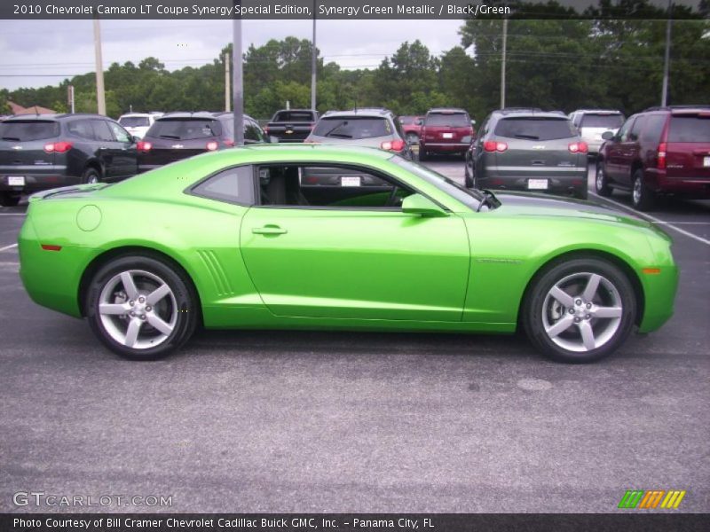 Synergy Green Metallic / Black/Green 2010 Chevrolet Camaro LT Coupe Synergy Special Edition