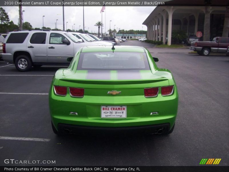 Synergy Green Metallic / Black/Green 2010 Chevrolet Camaro LT Coupe Synergy Special Edition