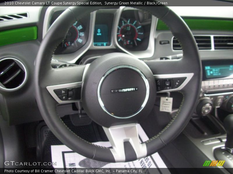 Synergy Green Metallic / Black/Green 2010 Chevrolet Camaro LT Coupe Synergy Special Edition