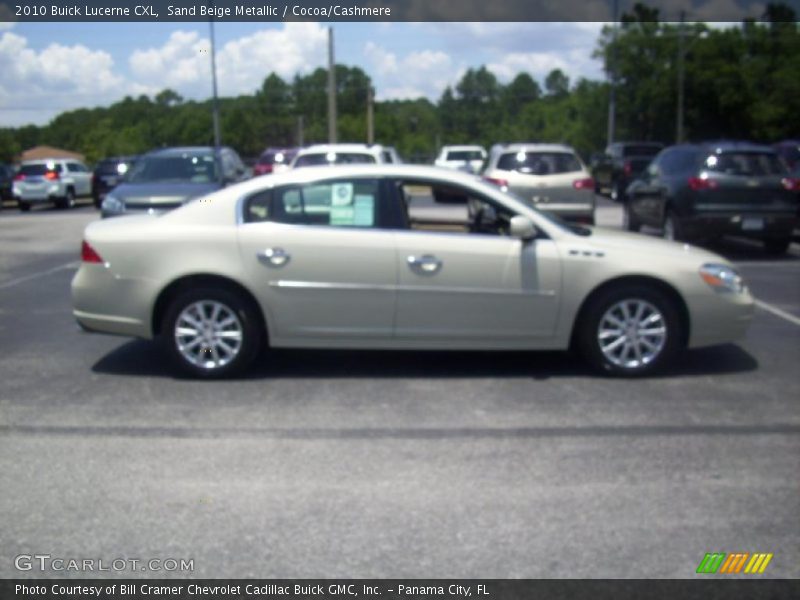 Sand Beige Metallic / Cocoa/Cashmere 2010 Buick Lucerne CXL