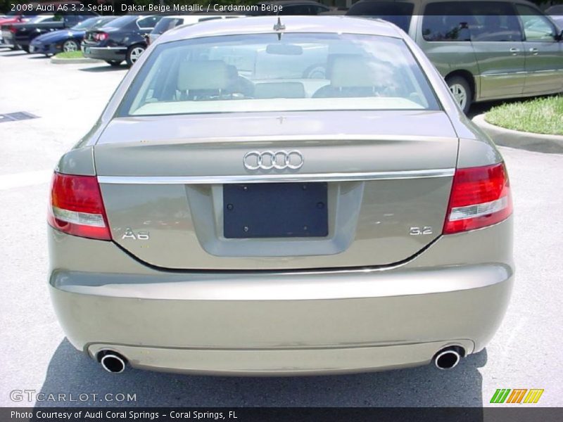 Dakar Beige Metallic / Cardamom Beige 2008 Audi A6 3.2 Sedan
