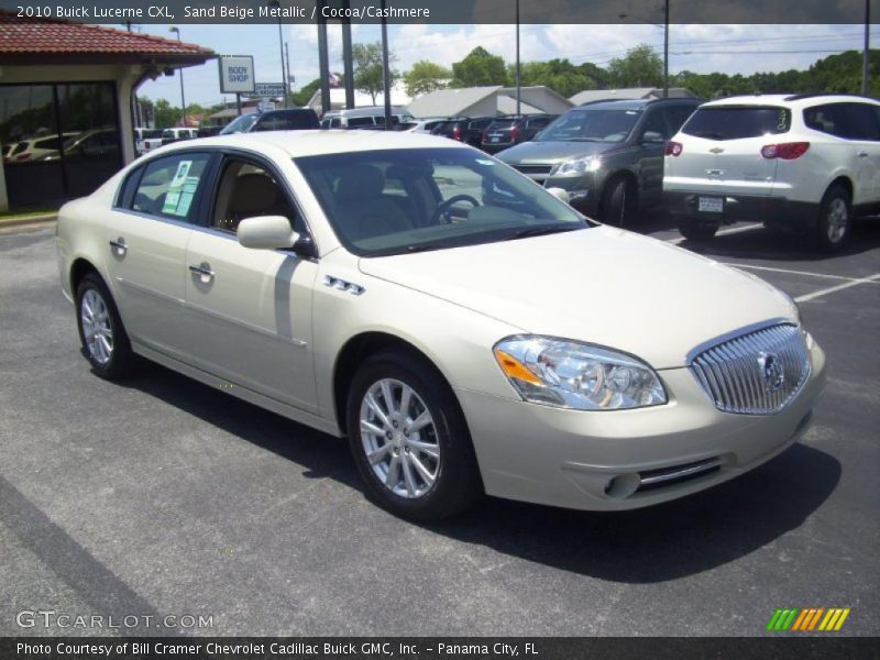 Sand Beige Metallic / Cocoa/Cashmere 2010 Buick Lucerne CXL