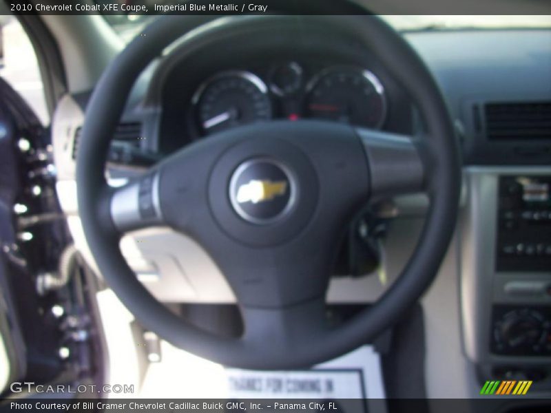 Imperial Blue Metallic / Gray 2010 Chevrolet Cobalt XFE Coupe