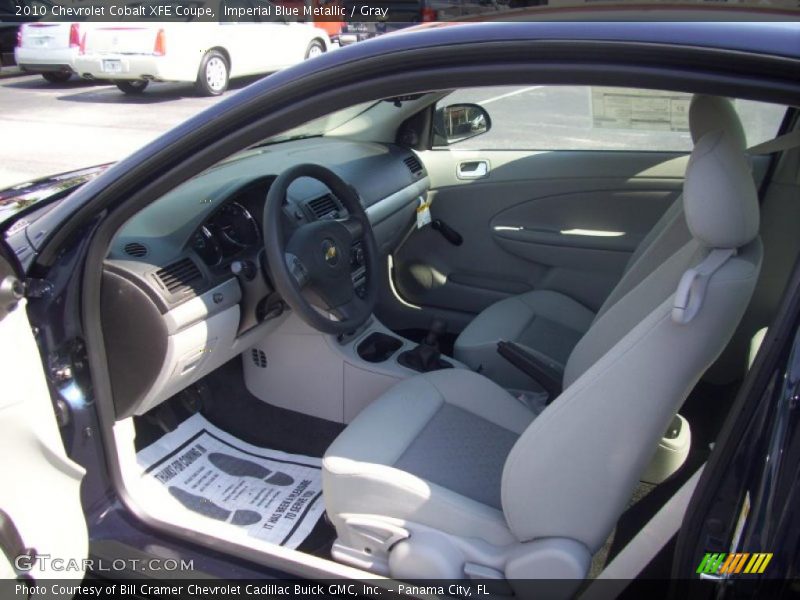 Imperial Blue Metallic / Gray 2010 Chevrolet Cobalt XFE Coupe
