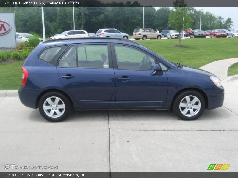 Velvet Blue / Beige 2008 Kia Rondo LX V6