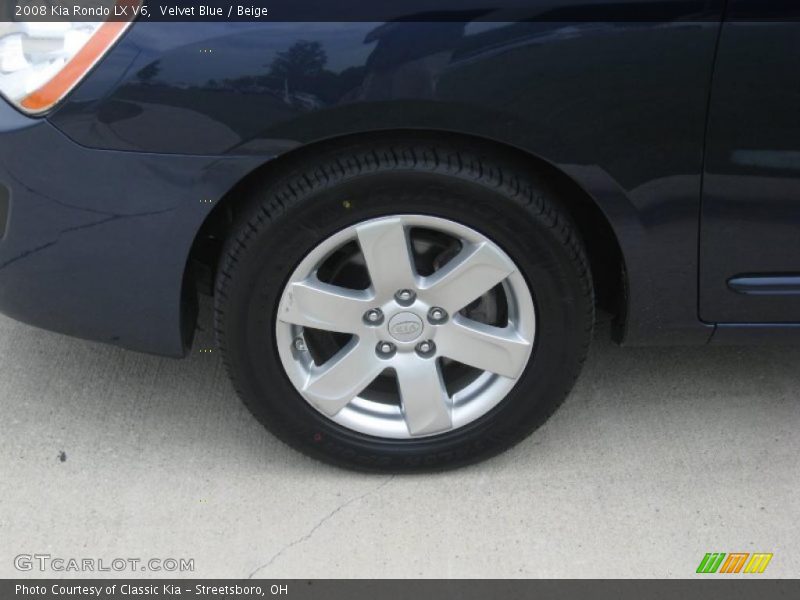 Velvet Blue / Beige 2008 Kia Rondo LX V6