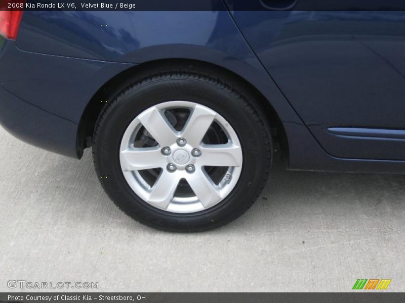 Velvet Blue / Beige 2008 Kia Rondo LX V6
