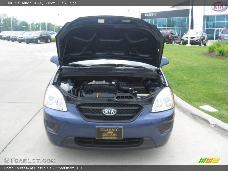 Velvet Blue / Beige 2008 Kia Rondo LX V6