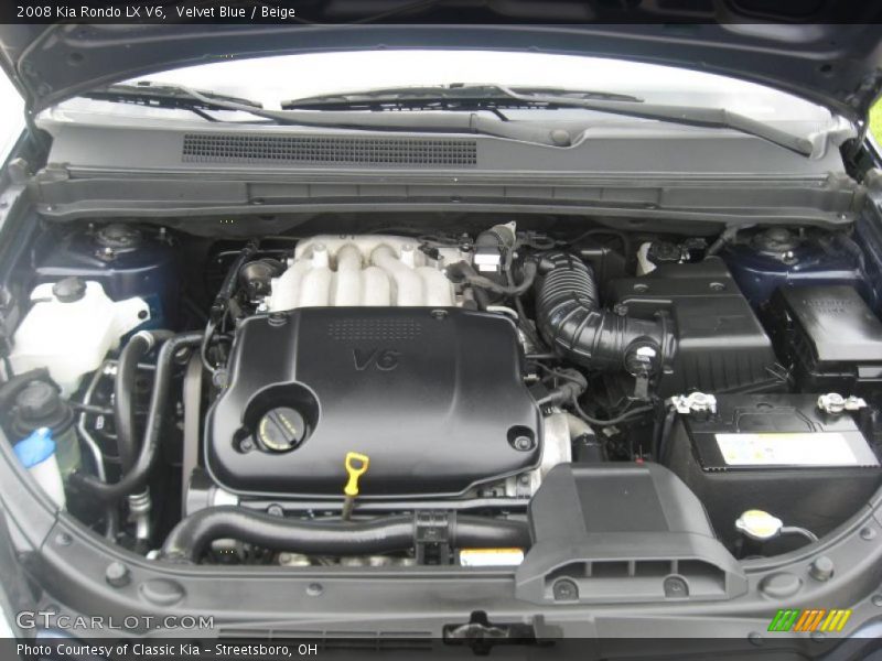 Velvet Blue / Beige 2008 Kia Rondo LX V6