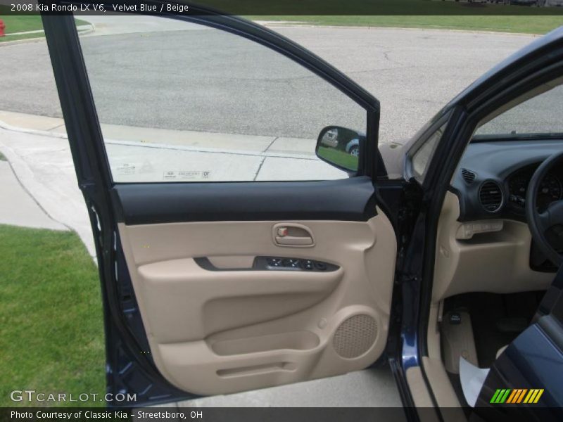 Velvet Blue / Beige 2008 Kia Rondo LX V6