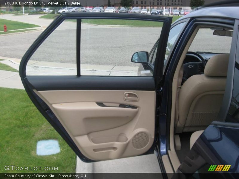 Velvet Blue / Beige 2008 Kia Rondo LX V6