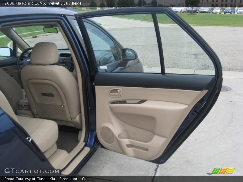 Velvet Blue / Beige 2008 Kia Rondo LX V6