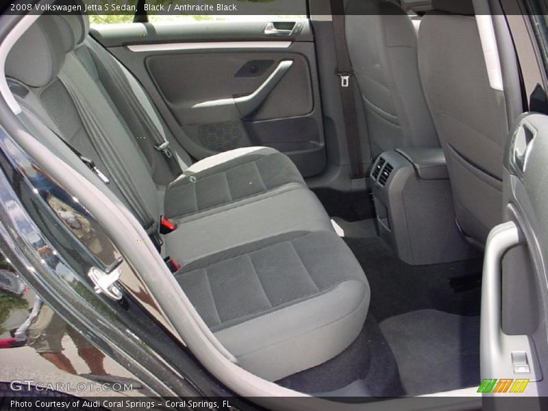 Black / Anthracite Black 2008 Volkswagen Jetta S Sedan