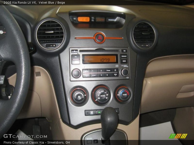 Velvet Blue / Beige 2008 Kia Rondo LX V6