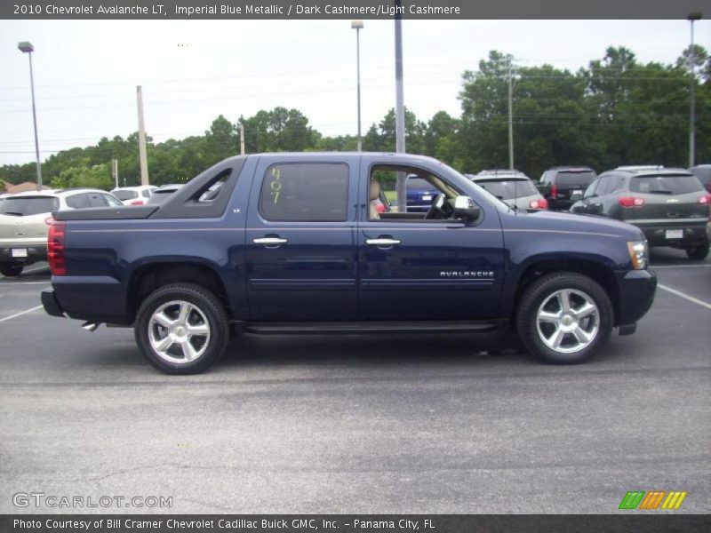 Imperial Blue Metallic / Dark Cashmere/Light Cashmere 2010 Chevrolet Avalanche LT