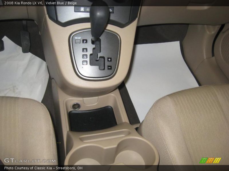 Velvet Blue / Beige 2008 Kia Rondo LX V6