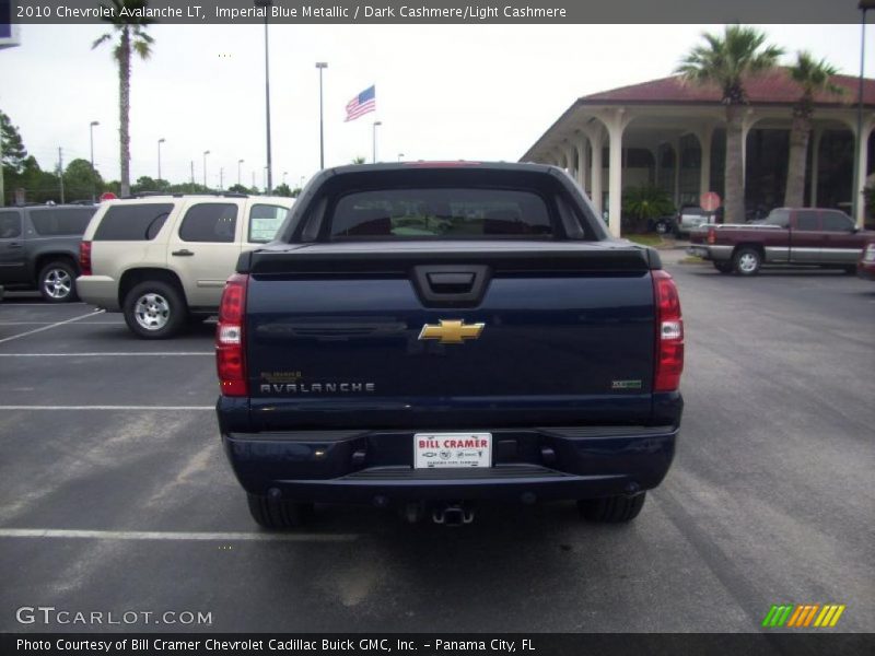 Imperial Blue Metallic / Dark Cashmere/Light Cashmere 2010 Chevrolet Avalanche LT