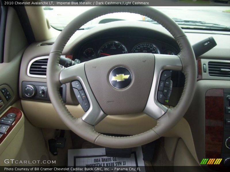 Imperial Blue Metallic / Dark Cashmere/Light Cashmere 2010 Chevrolet Avalanche LT