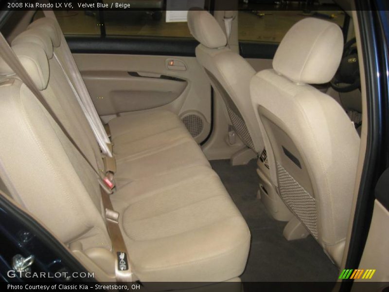 Velvet Blue / Beige 2008 Kia Rondo LX V6