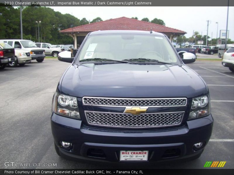 Imperial Blue Metallic / Dark Cashmere/Light Cashmere 2010 Chevrolet Avalanche LT