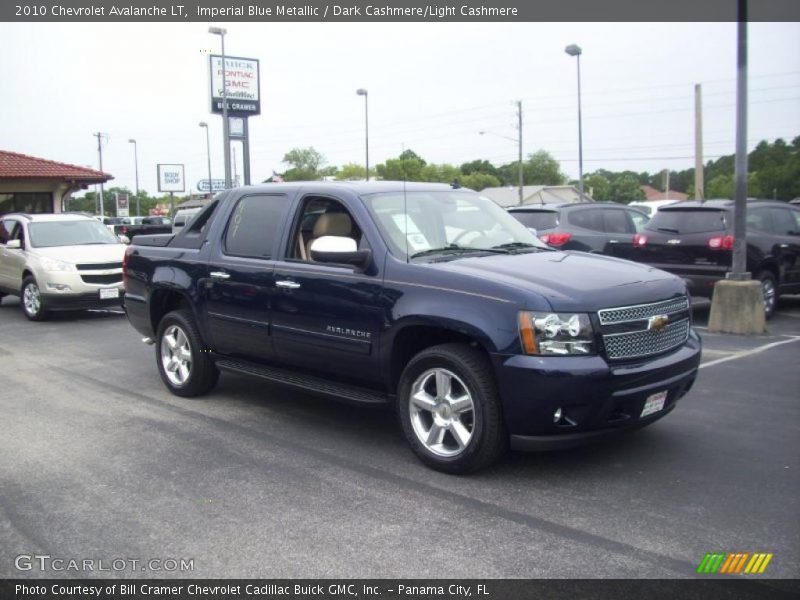 Imperial Blue Metallic / Dark Cashmere/Light Cashmere 2010 Chevrolet Avalanche LT