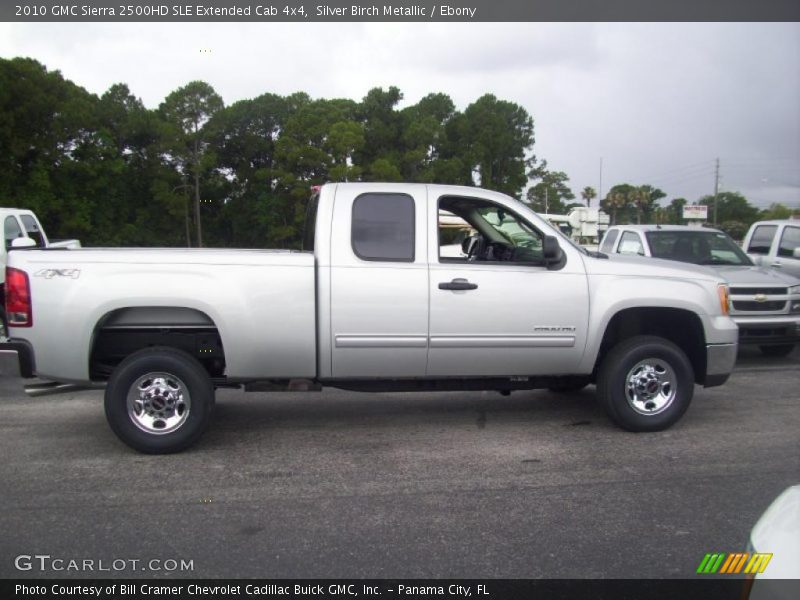 Silver Birch Metallic / Ebony 2010 GMC Sierra 2500HD SLE Extended Cab 4x4