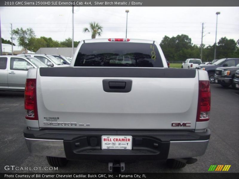 Silver Birch Metallic / Ebony 2010 GMC Sierra 2500HD SLE Extended Cab 4x4