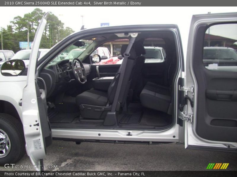 Silver Birch Metallic / Ebony 2010 GMC Sierra 2500HD SLE Extended Cab 4x4