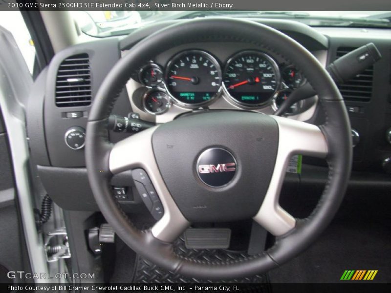 Silver Birch Metallic / Ebony 2010 GMC Sierra 2500HD SLE Extended Cab 4x4
