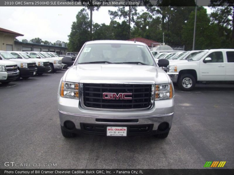Silver Birch Metallic / Ebony 2010 GMC Sierra 2500HD SLE Extended Cab 4x4