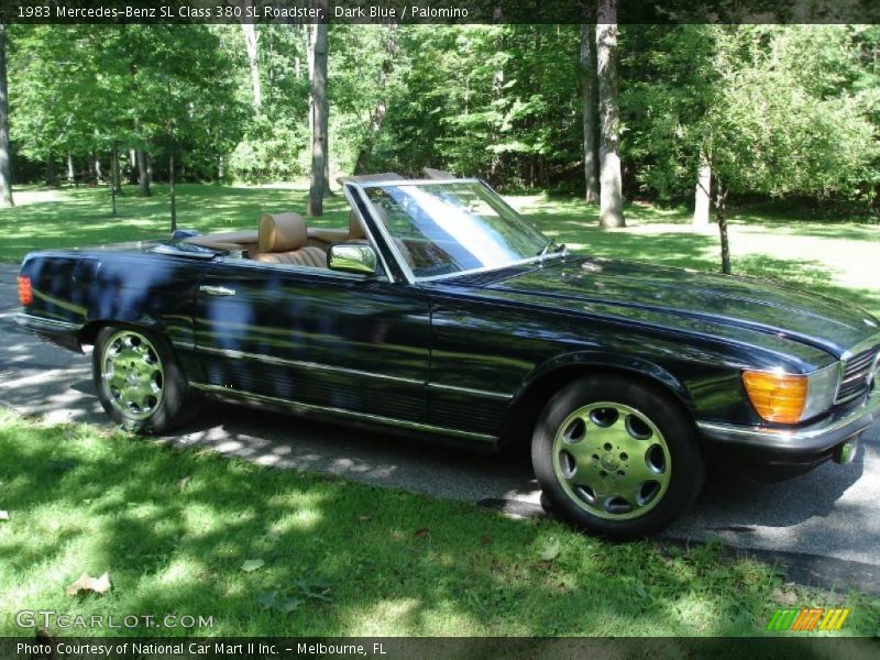 Dark Blue / Palomino 1983 Mercedes-Benz SL Class 380 SL Roadster