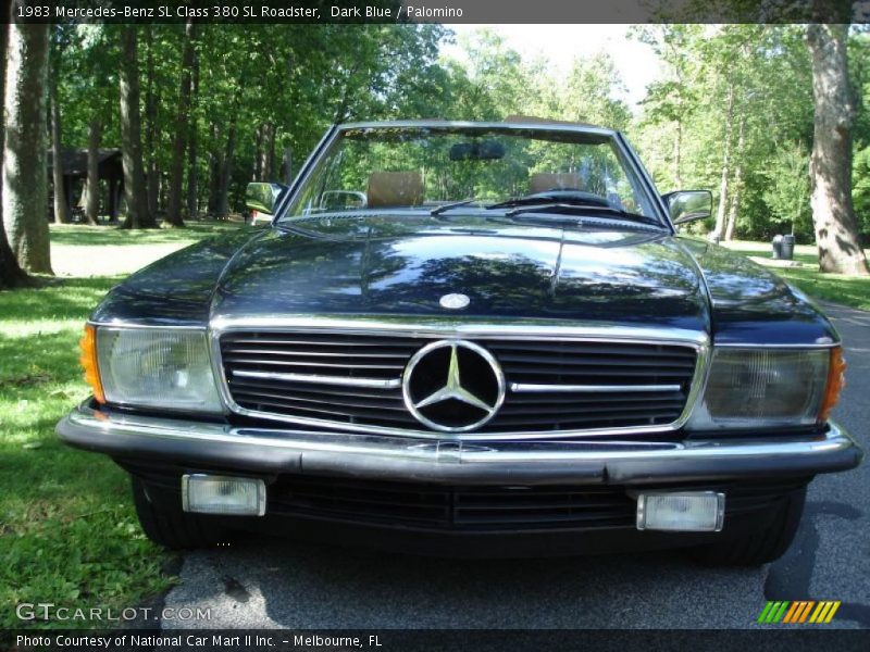 Dark Blue / Palomino 1983 Mercedes-Benz SL Class 380 SL Roadster