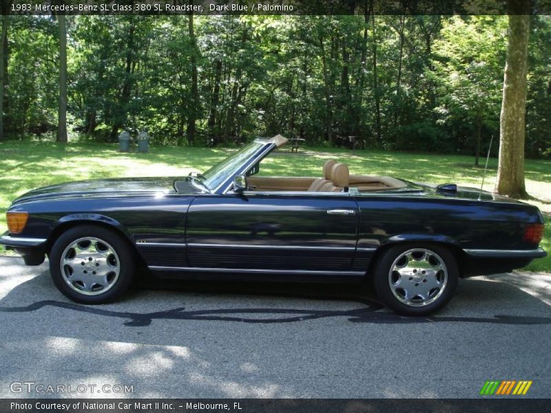 Dark Blue / Palomino 1983 Mercedes-Benz SL Class 380 SL Roadster