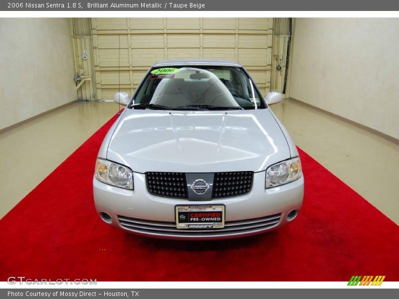 Brilliant Aluminum Metallic / Taupe Beige 2006 Nissan Sentra 1.8 S