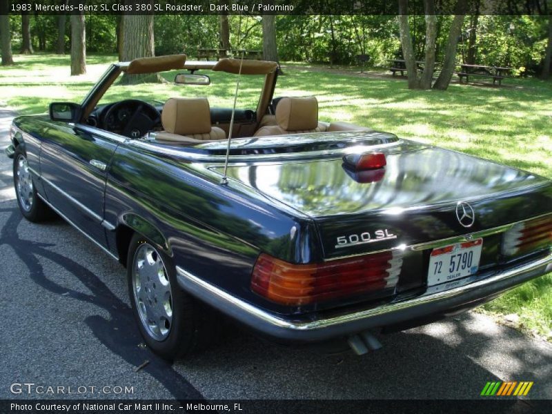 Dark Blue / Palomino 1983 Mercedes-Benz SL Class 380 SL Roadster