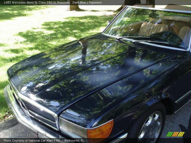 Dark Blue / Palomino 1983 Mercedes-Benz SL Class 380 SL Roadster