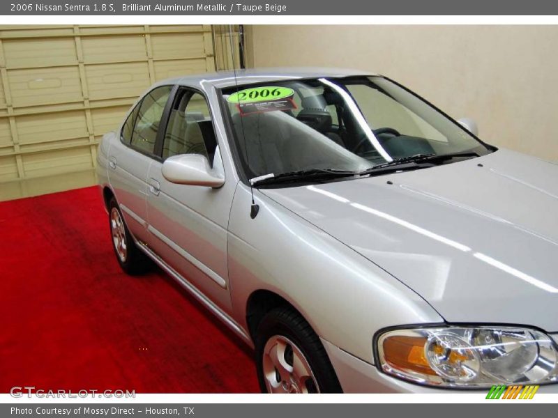 Brilliant Aluminum Metallic / Taupe Beige 2006 Nissan Sentra 1.8 S