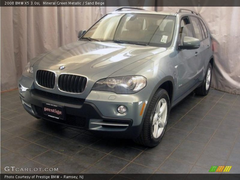 Mineral Green Metallic / Sand Beige 2008 BMW X5 3.0si