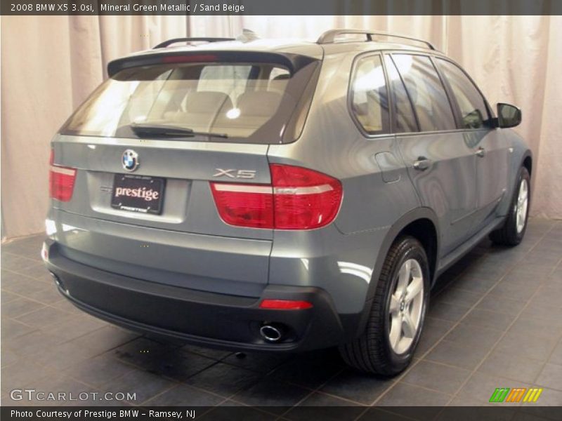 Mineral Green Metallic / Sand Beige 2008 BMW X5 3.0si