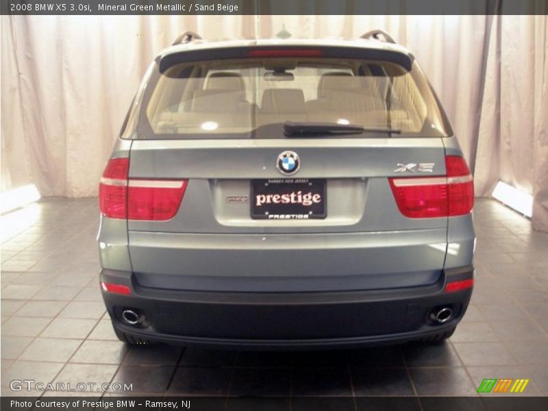 Mineral Green Metallic / Sand Beige 2008 BMW X5 3.0si